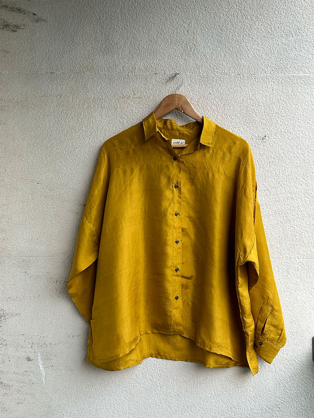 Oversized Silk Shirt - Shirt - Mizyana