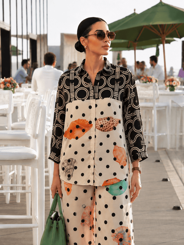 Polka Shells Blouse - Blouse - Mizyana