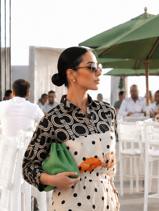 Polka Shells Blouse - Blouse - Mizyana