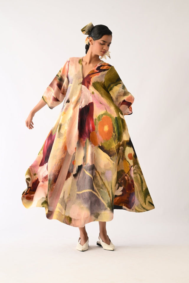 Pollen Mayflower Dress - Dress - Mizyana