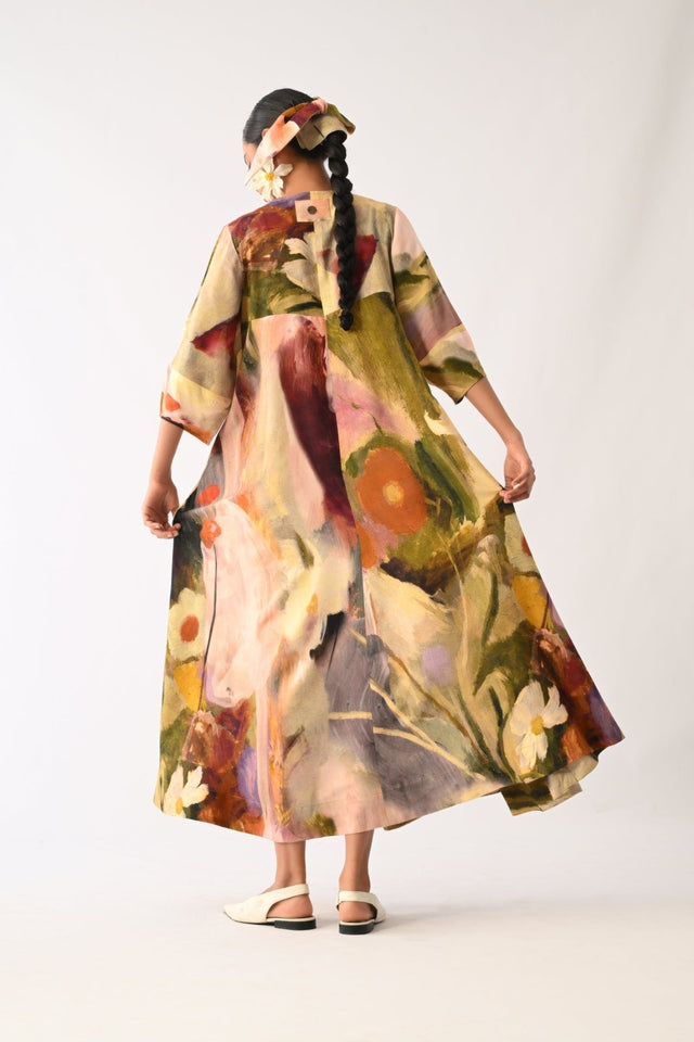 Pollen Mayflower Dress - Dress - Mizyana