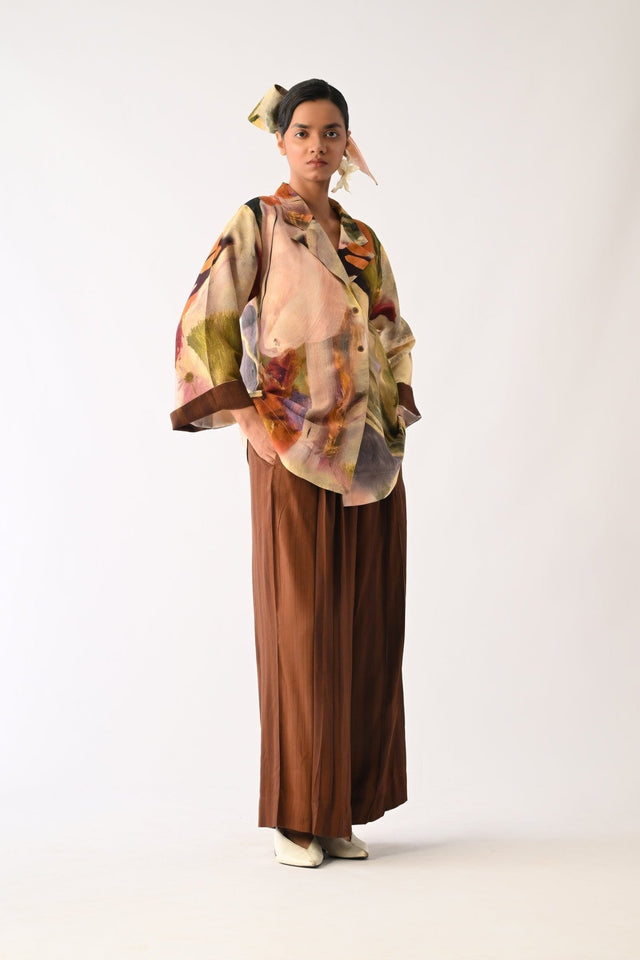 Pollen Psyflora Shirt Set - Two-Piece Set - Mizyana
