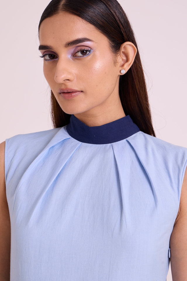 Raasa - Blue Tango Long Dress - Dress - Mizyana