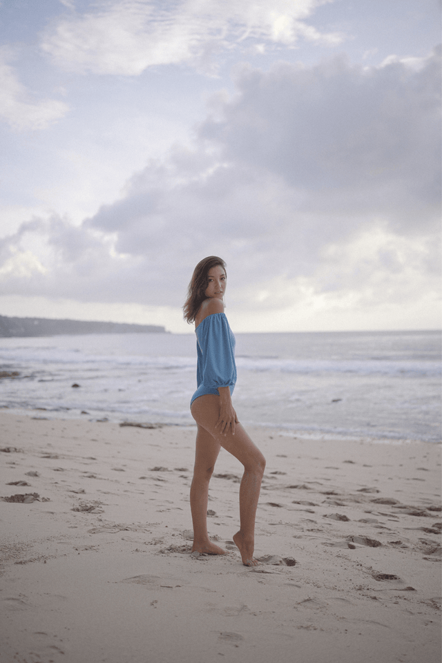 Rachelle one piece swimsuit - Parisian Blue (Final Sale) - Swimsuit - Mizyana
