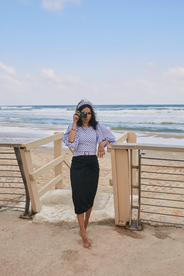 Rachelle swim set with Lia skirt - Polka dots - Swim Set - Mizyana