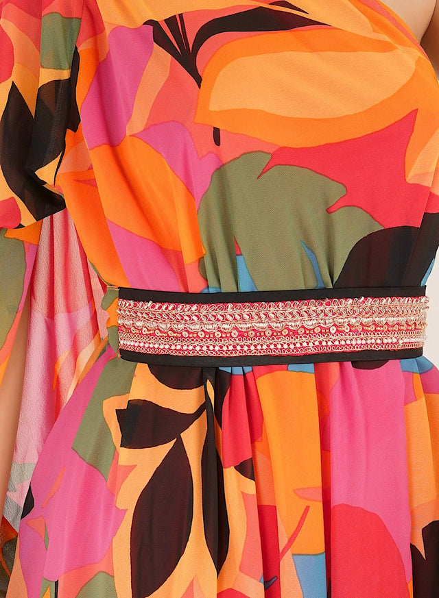 Rawnaq drape dress - Dress - Mizyana