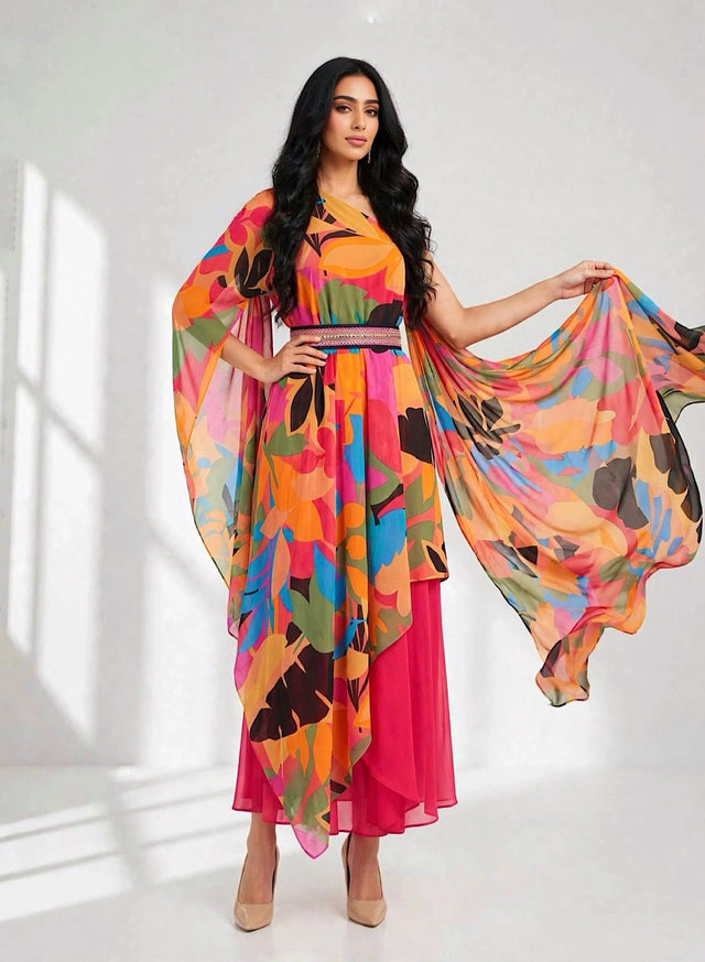 Rawnaq drape dress - Dress - Mizyana