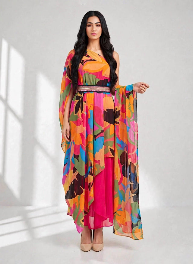 Rawnaq drape dress - Dress - Mizyana