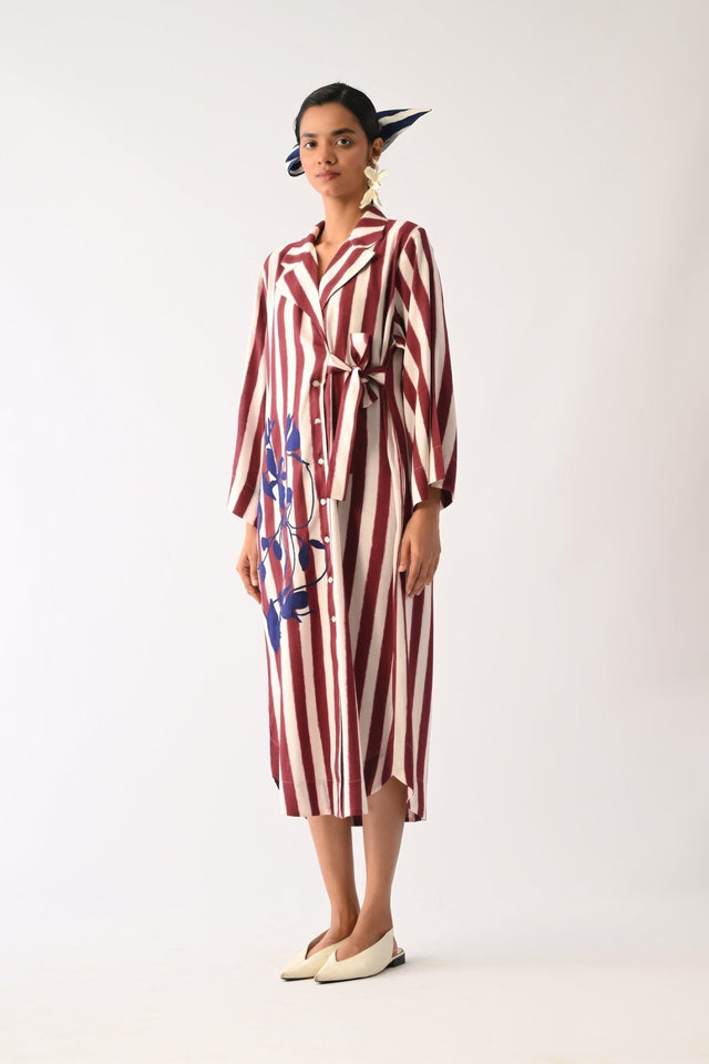 Revolt Bric Wrap Appliqué Dress - Dress - Mizyana