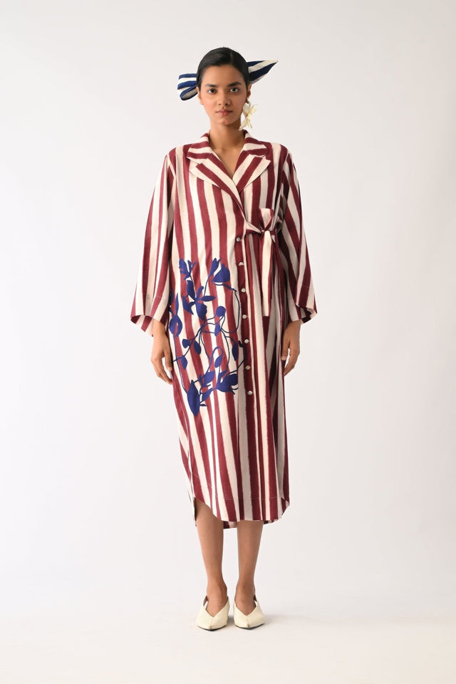 Revolt Bric Wrap Appliqué Dress - Dress - Mizyana