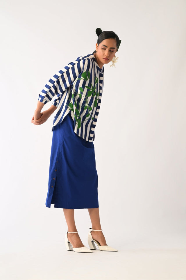 Revolt RB&W Rj Appliqué Skirt Set - Two-Piece Set - Mizyana