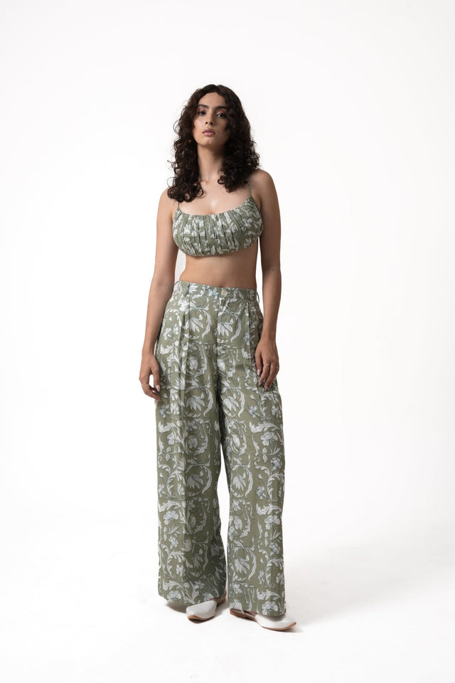 Rooh Pants - Hunter Green - Trousers - Mizyana