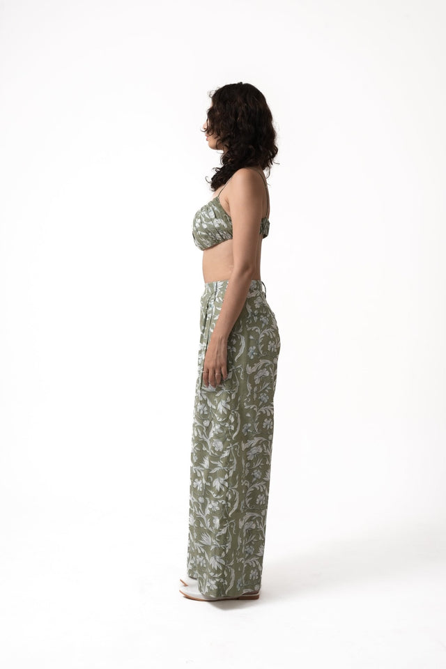 Rooh Pants - Hunter Green - Trousers - Mizyana