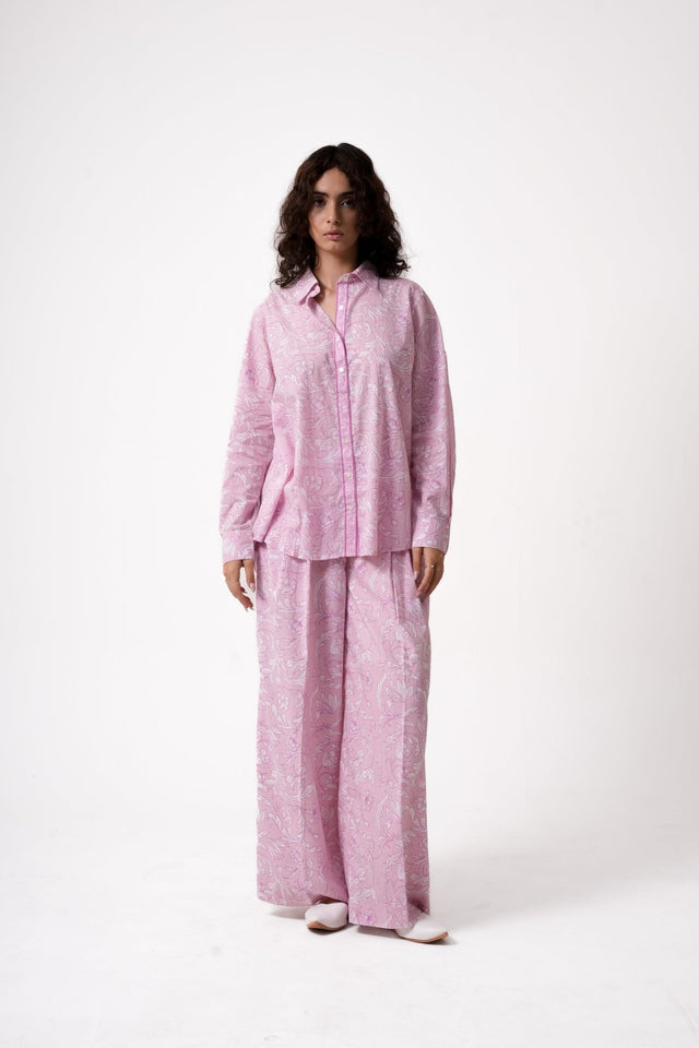 Rooh Shirt - Rose - Shirt - Mizyana