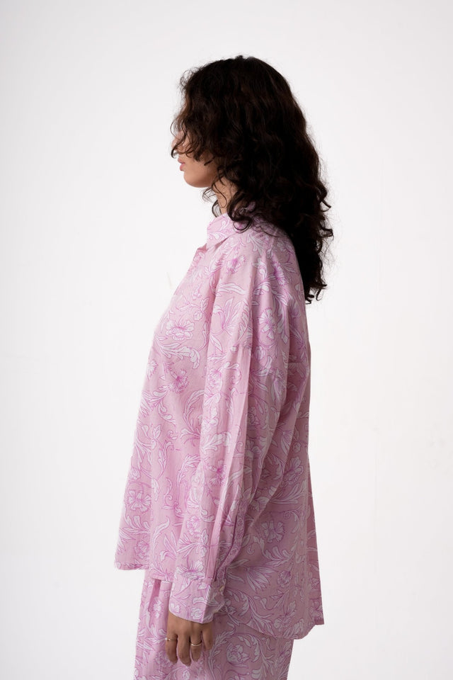 Rooh Shirt - Rose - Shirt - Mizyana