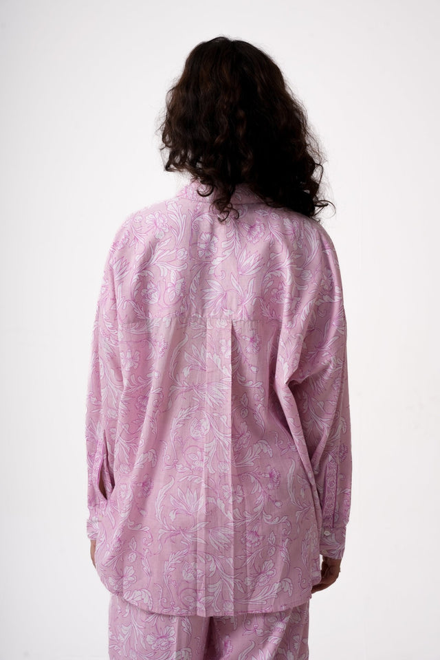 Rooh Shirt - Rose - Shirt - Mizyana