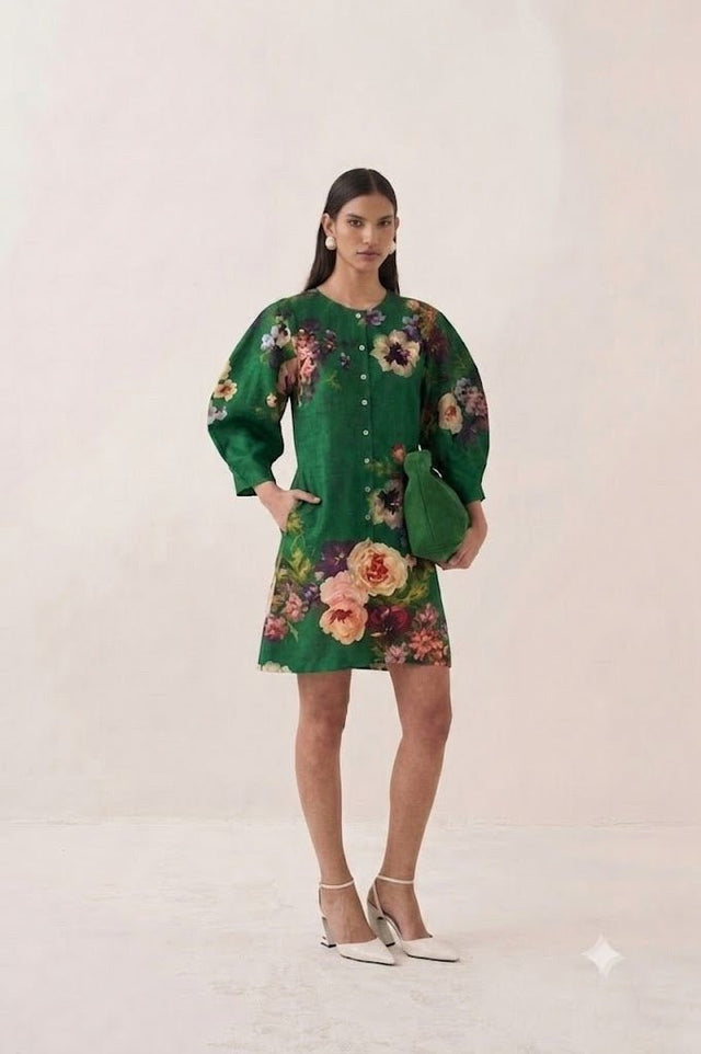 Rosarium Bubble Dress - Dress - Mizyana