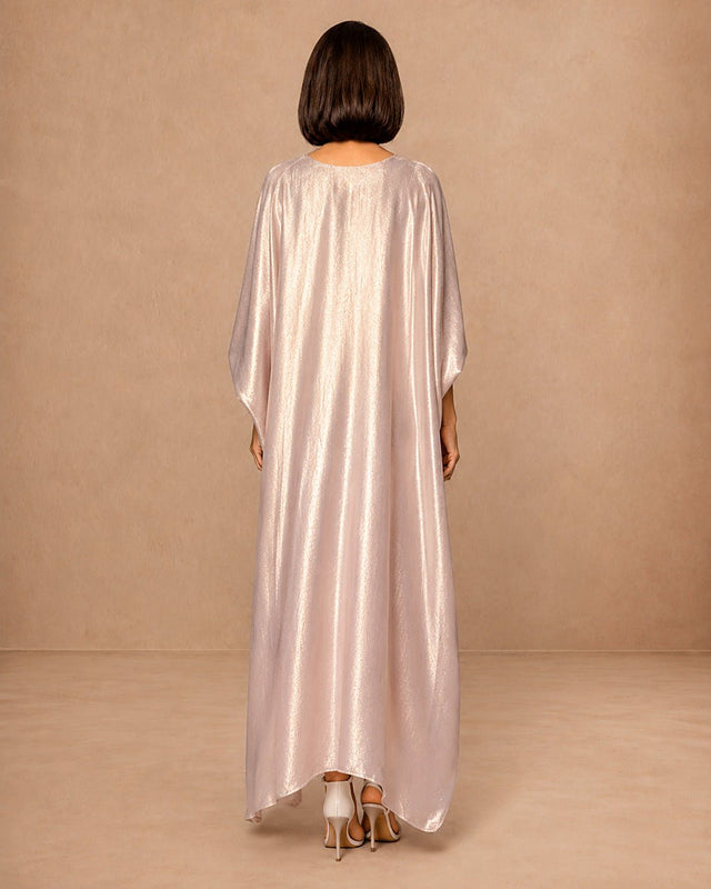 Rose Luxe Embellished Belt Kaftan - Kaftan - Mizyana