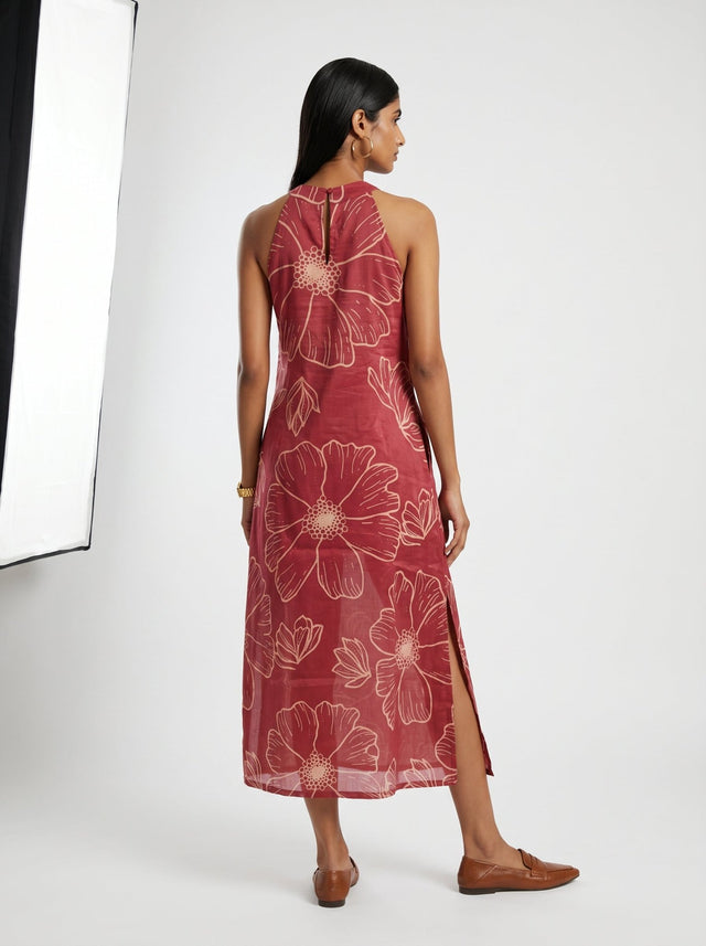 Rue Red Modal Dress - Dress - Mizyana