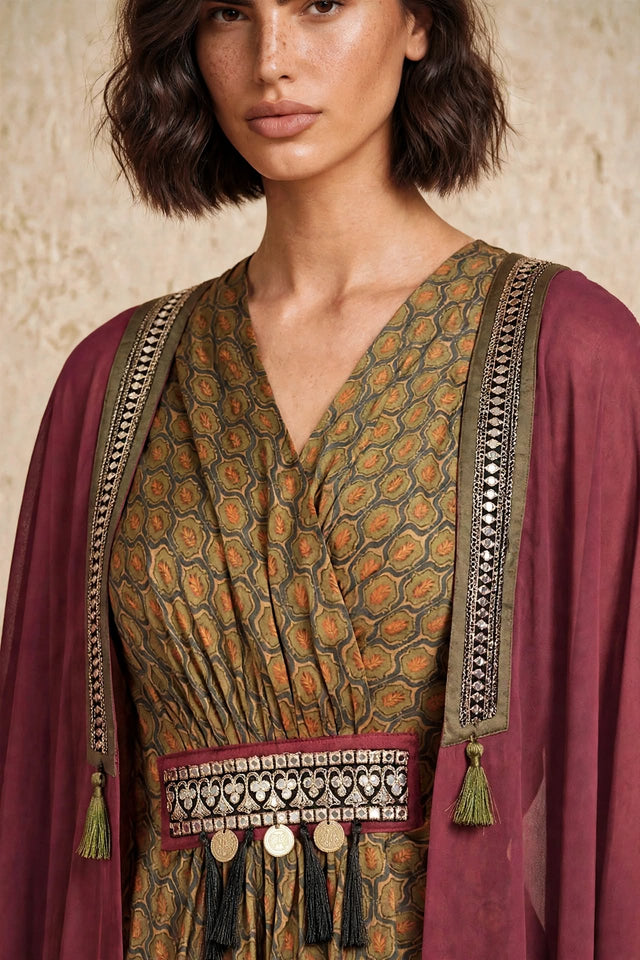 Sanabil cape Kaftan - Kaftan - Mizyana