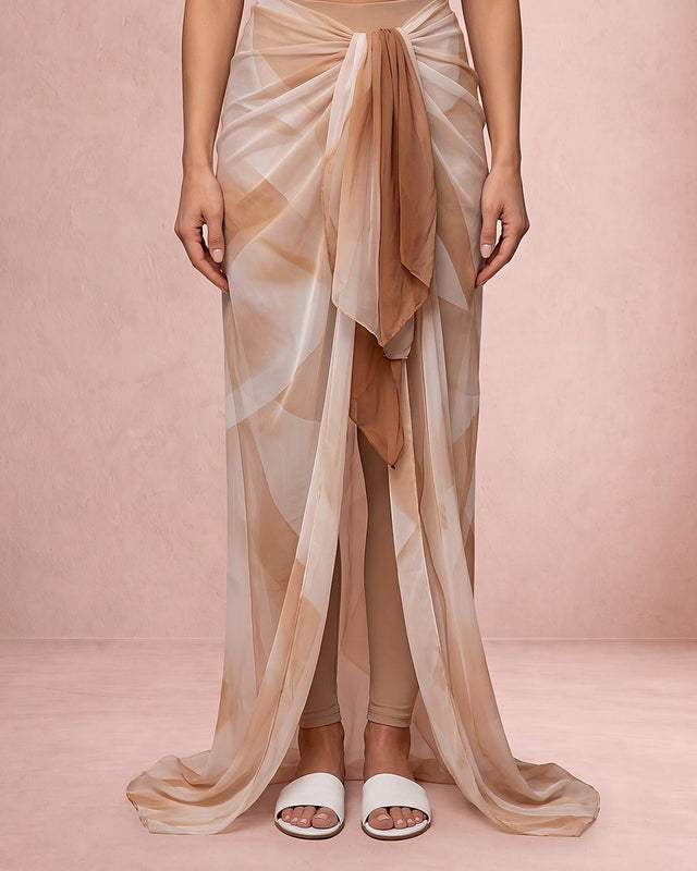 Sandy Bloom Waist Wrap - Swim Cover-Up - Mizyana