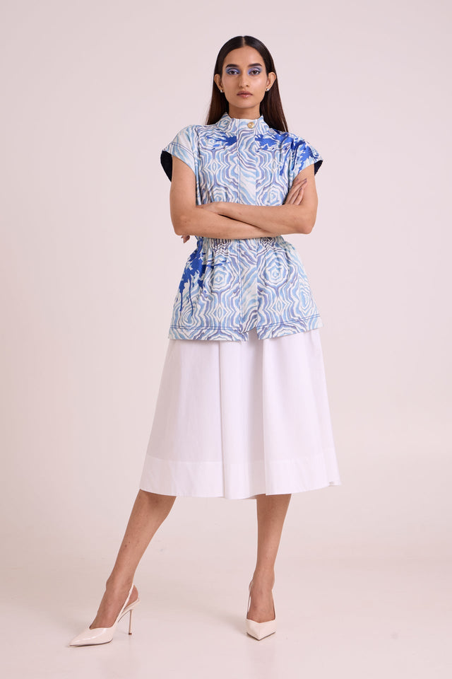 Sarabi - Peace Rock Jacket & Chalk Dress - Two-Piece Set - Mizyana