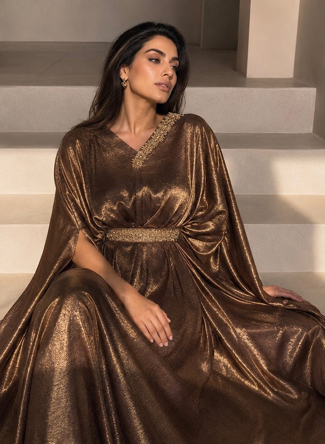 Shimmer dramadrape - Kaftan - Mizyana