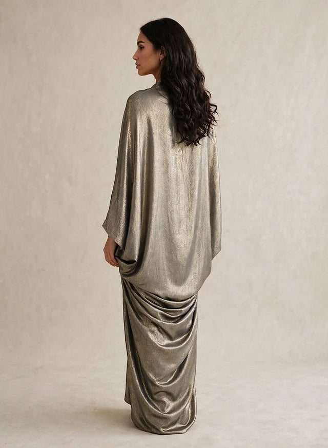 Shimmer drape kaftan - Kaftan - Mizyana