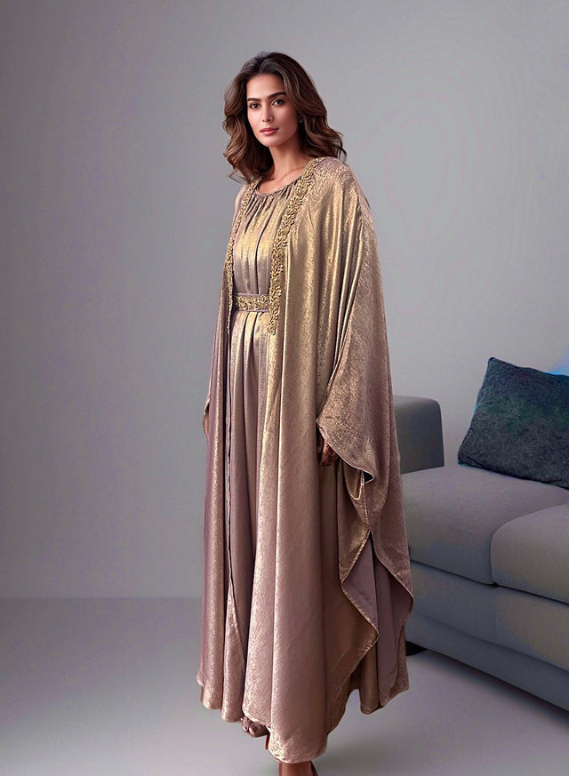 Shimmer mauve set - Two-Piece Set - Mizyana