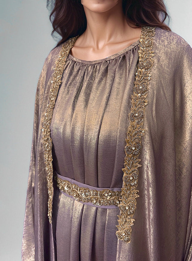 Shimmer mauve set - Two-Piece Set - Mizyana