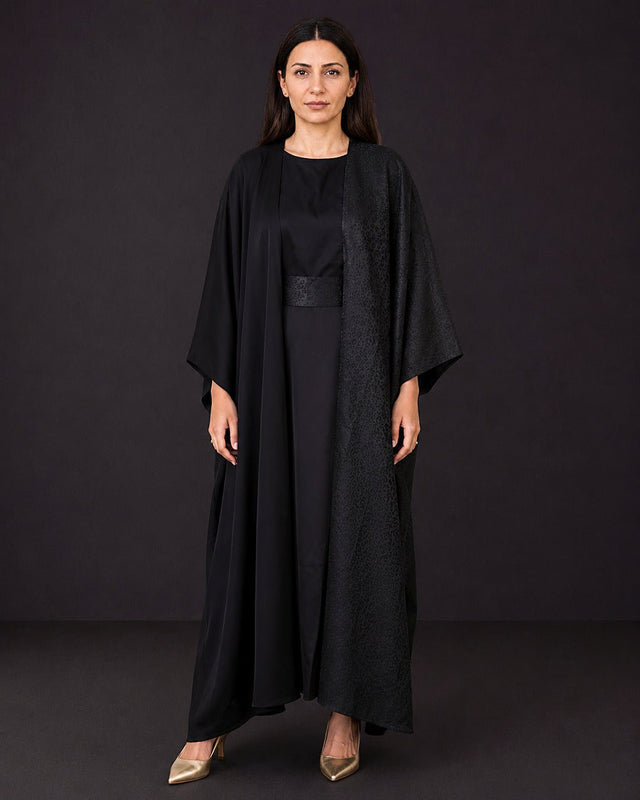 Signature Brocade Abaya Set - Abaya - Mizyana