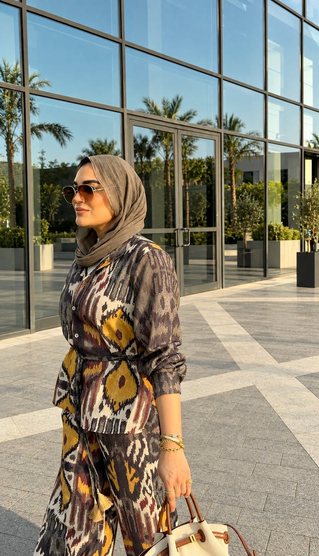 Soléa Olives linen blouse - Blouse - Mizyana