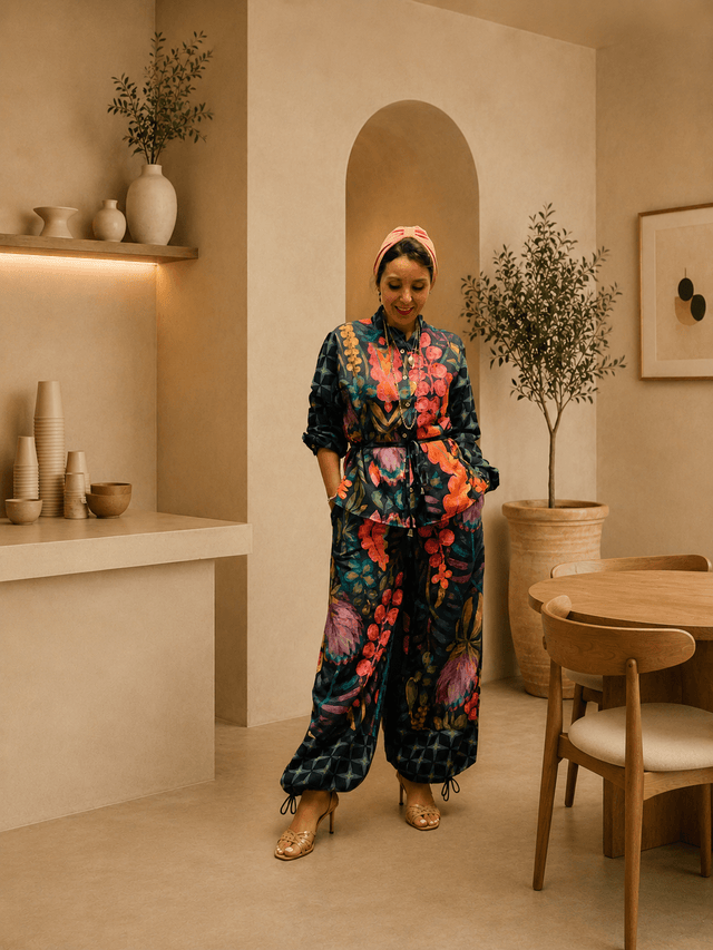 Soléa tropical linen pants - Trousers - Mizyana