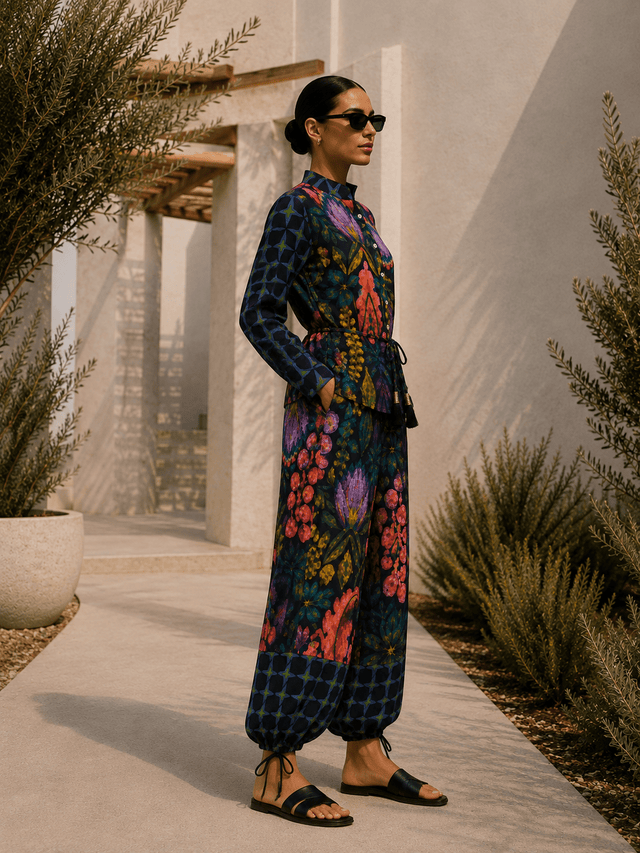 Soléa tropical linen pants - Trousers - Mizyana