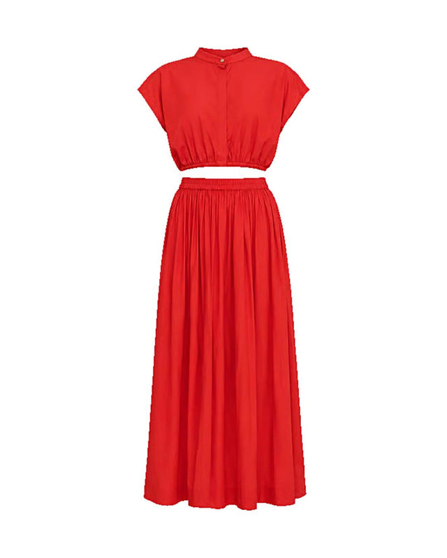 Sphara Cotton Skirt Set - Two-Piece Set - Mizyana