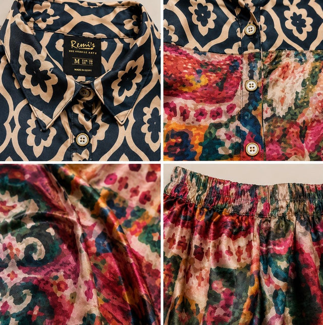 Sultana Satin Blouse - Blouse - Mizyana