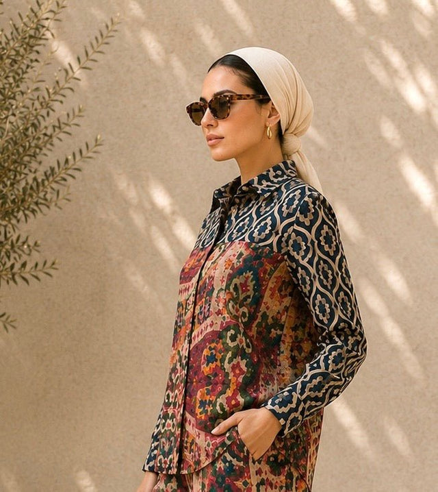 Sultana Satin Blouse - Blouse - Mizyana
