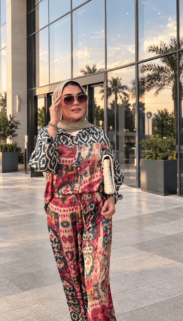 Sultana Satin Blouse - Blouse - Mizyana