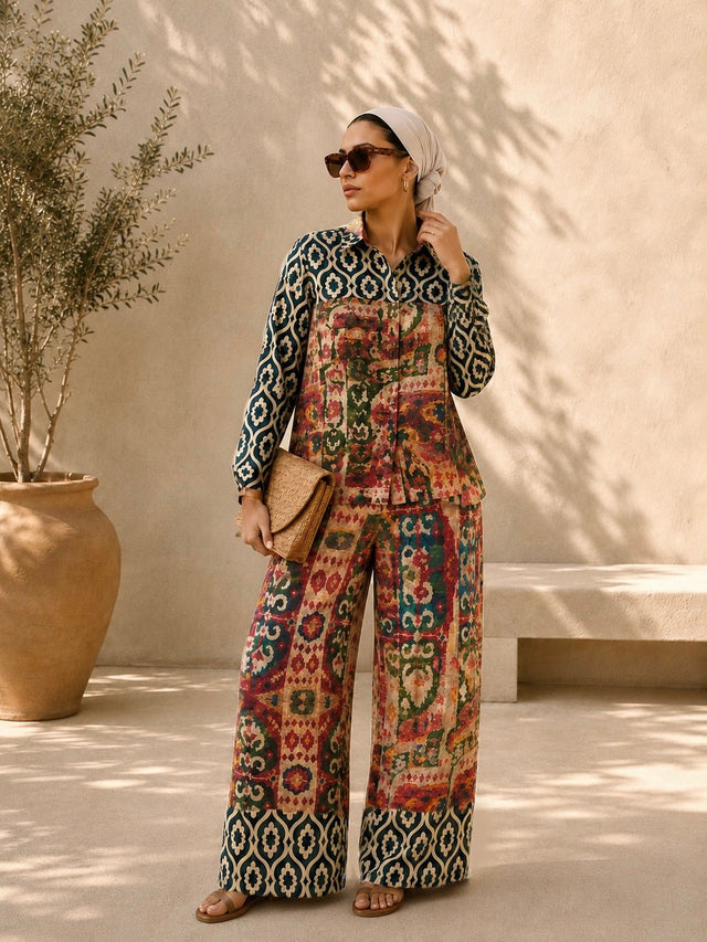 Sultana Satin Blouse - Blouse - Mizyana