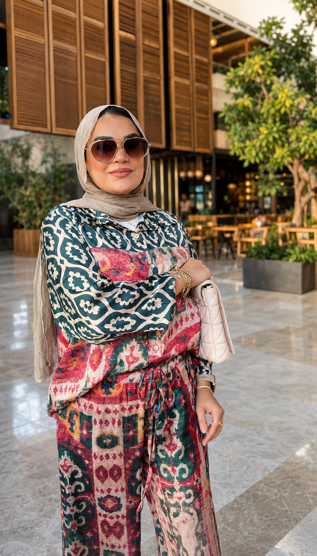Sultana Satin Blouse - Blouse - Mizyana