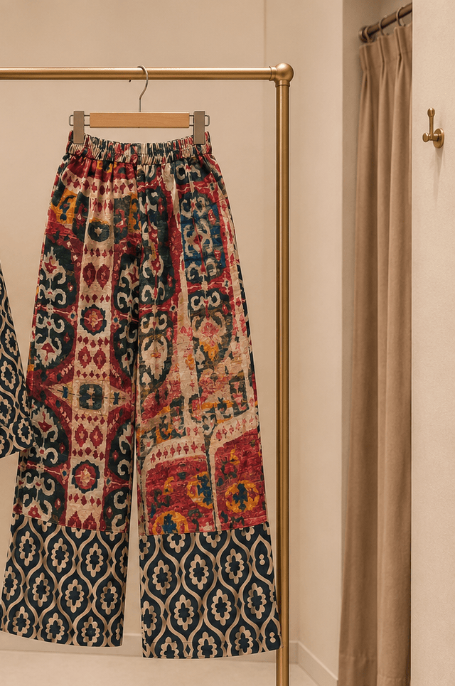 Sultana Satin Pants - Trousers - Mizyana