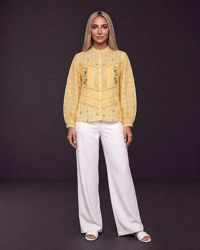 Sunray Checked Cotton Shirt - Shirt - Mizyana
