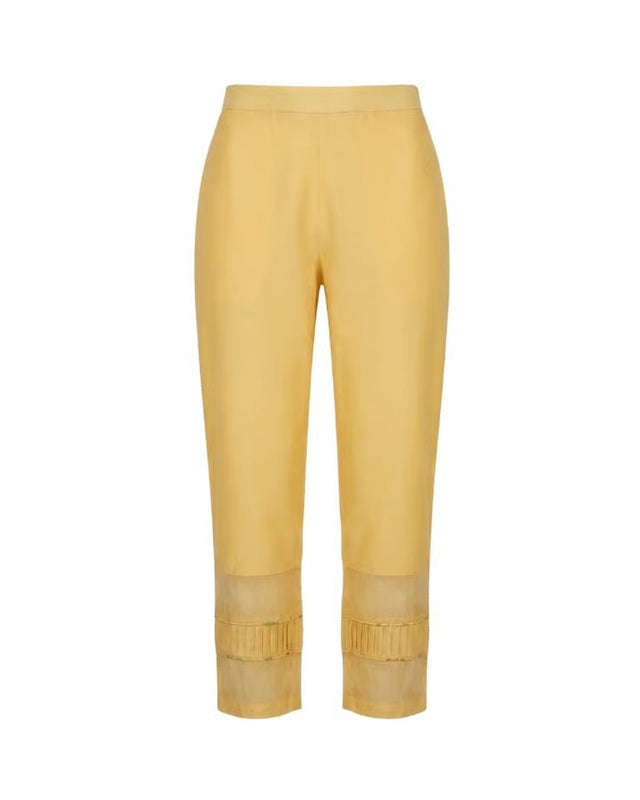 Sunray Cuffed Cotton Pant - Trousers - Mizyana