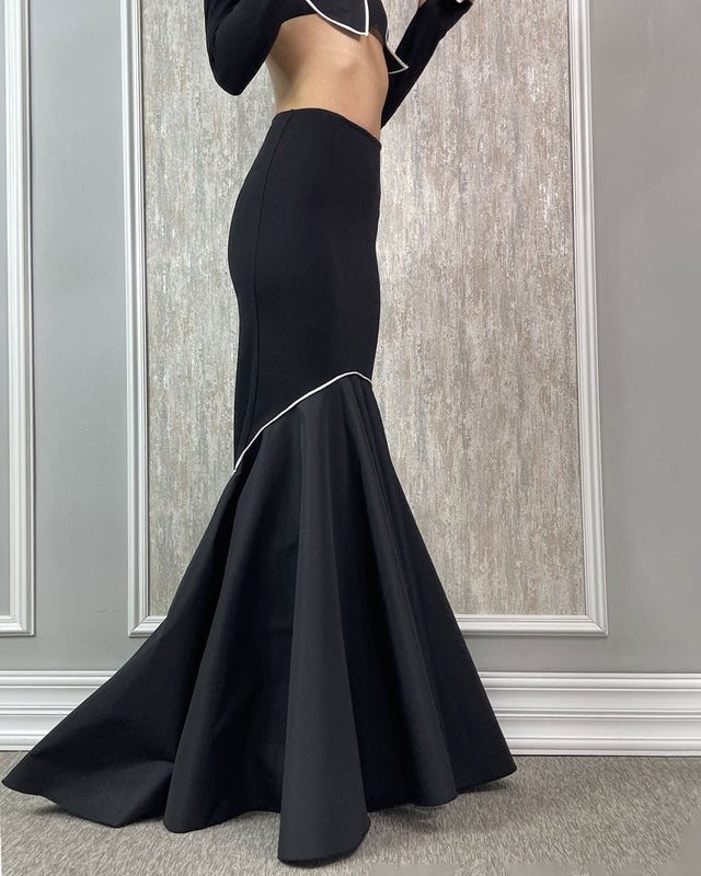 SURO STRECHY SKIRT - Skirt - Mizyana