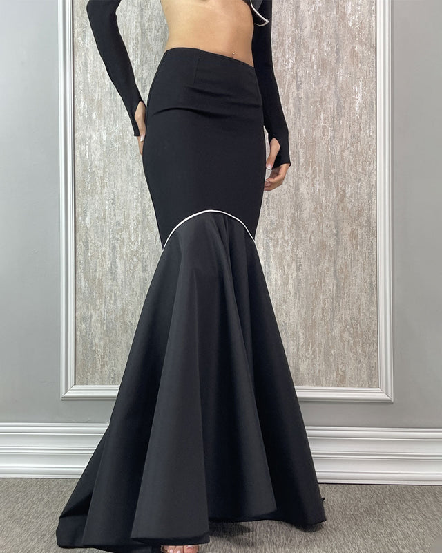 SURO STRECHY SKIRT - Skirt - Mizyana