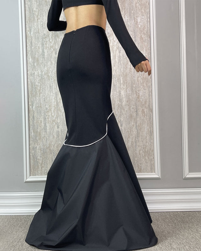 SURO STRECHY SKIRT - Skirt - Mizyana