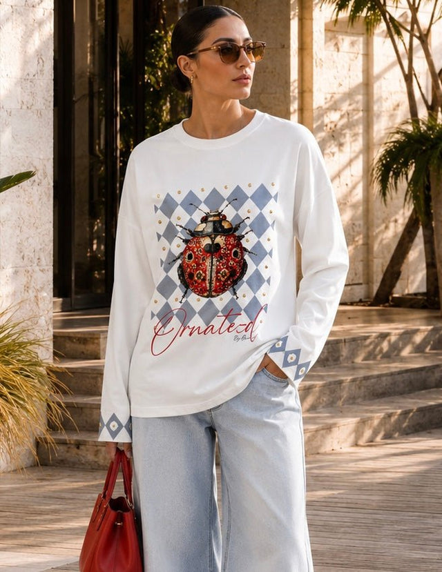 The Ornate Lady bug-tee - T-Shirt - Mizyana