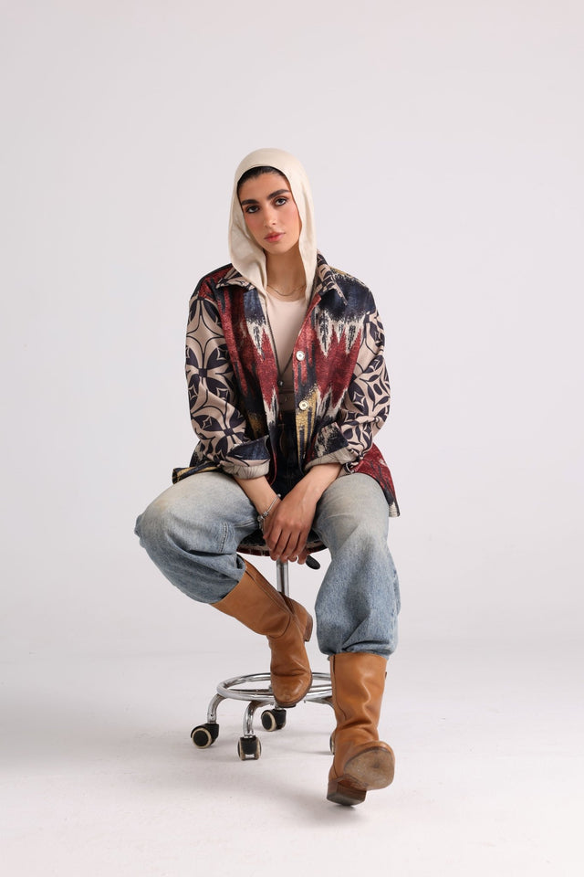 The Tapestry Jacket - Navy blue - Jacket - Mizyana