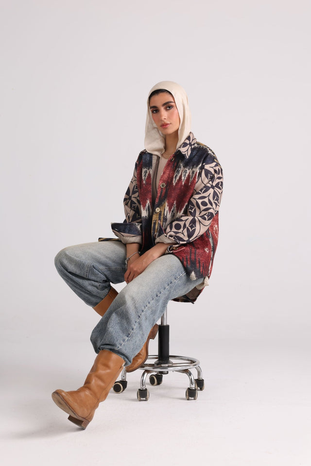 The Tapestry Jacket - Navy blue - Jacket - Mizyana