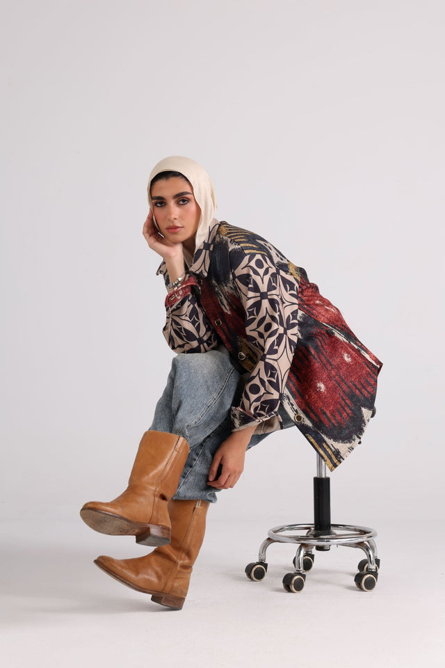The Tapestry Jacket - Navy blue - Jacket - Mizyana